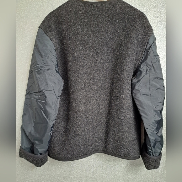 NWT DKNY Pure 100% Wool Jacket/Coat Insert With Hidden Snaps Size M - Picture 10 of 10